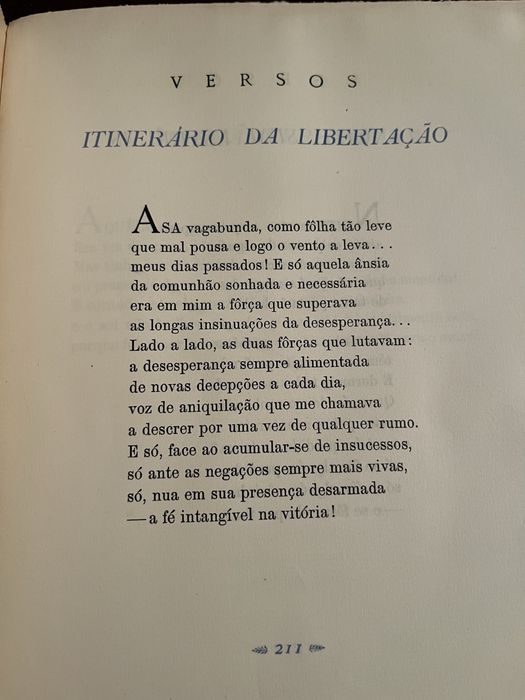 Versos, Adolfo Casais Monteiro