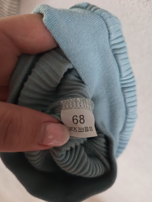 Pół śpiochy niemowlęce 68 prążek