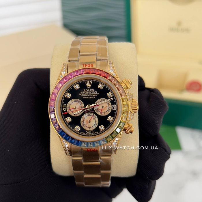 Часы  Rolex Daytona  Rainbow Ролекс годинник