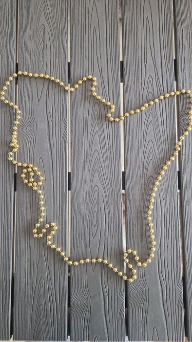 Colar dourado bijuteria