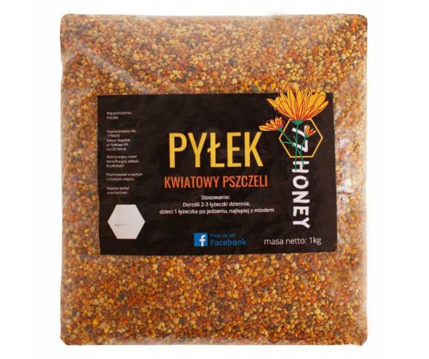 Pyłek kwiatowy 1kg - Polski pyłek pszczeli