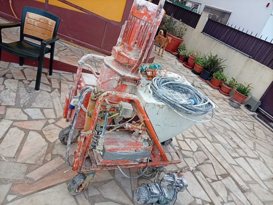 Máquina de projetar estuque