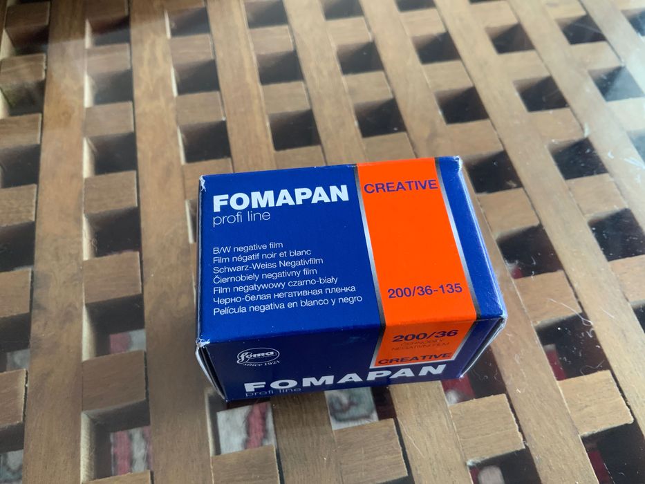 Filme 35mm Fomapan 200 ASA 36 Exp. Vaildade 11/25