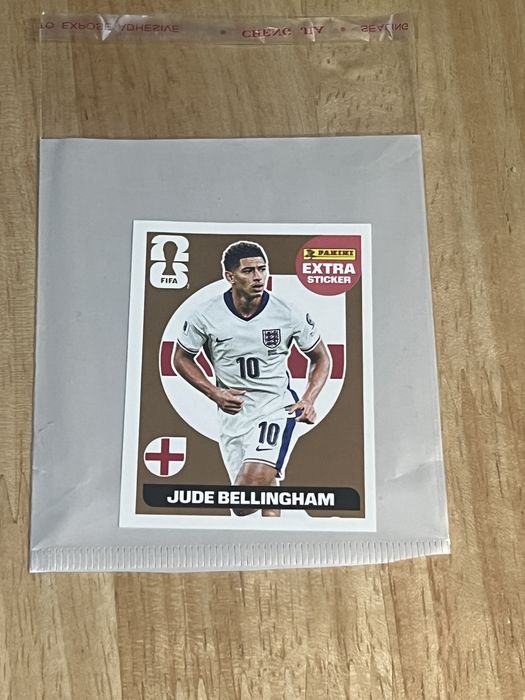 Cromo Jude Bellingham Extra Sticker Mundial 2026