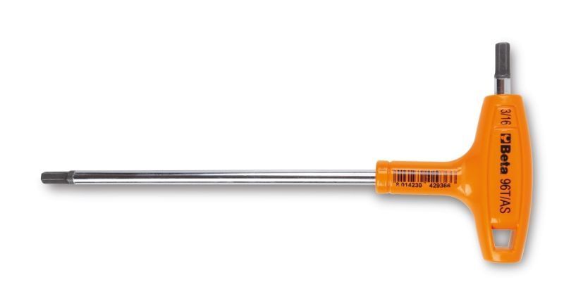 beta set of 11 male 6 points t-handle wrenches with support 55000214