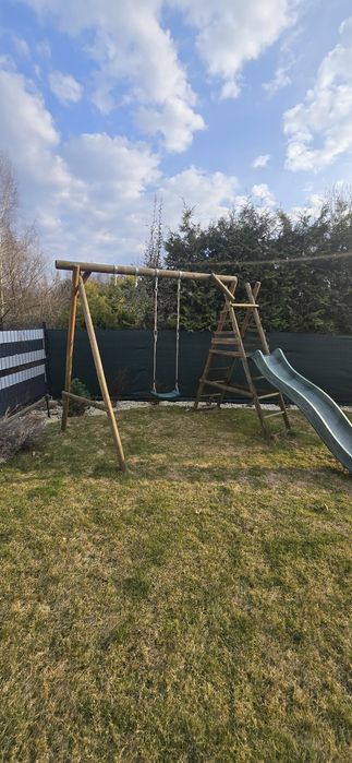 Huśtawka/zjeżdżalnia ogrodowa