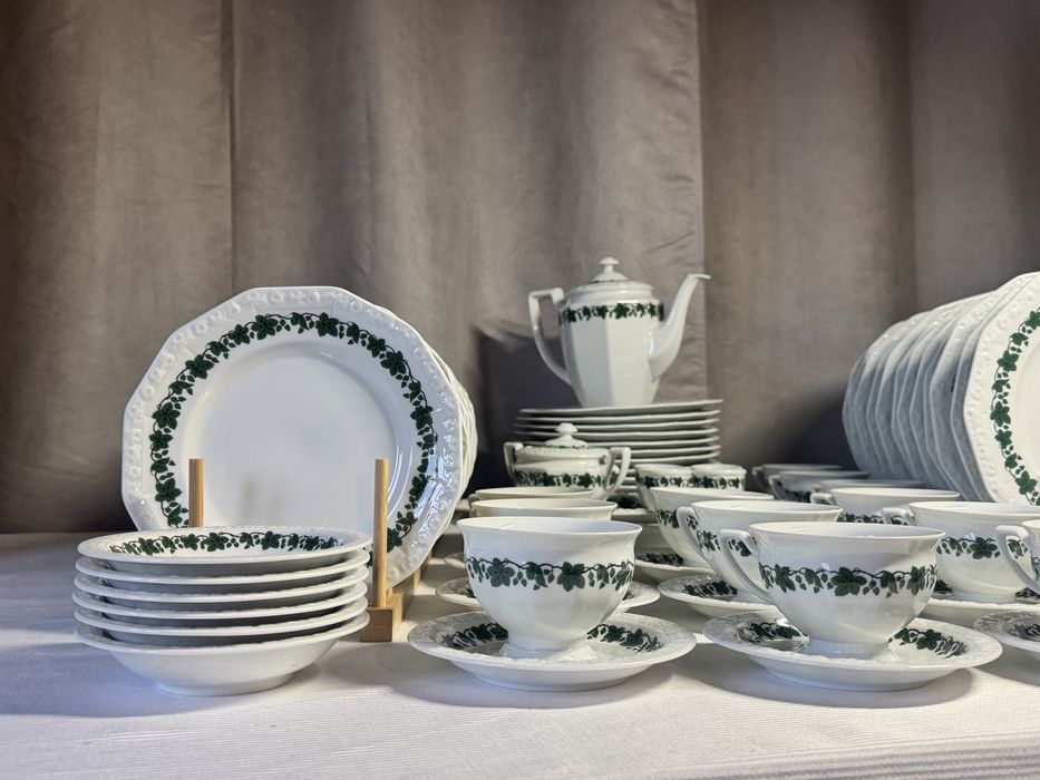 Rosenthal Maria bluszcz 12 osobowy serwis obiadowo-kawowy
