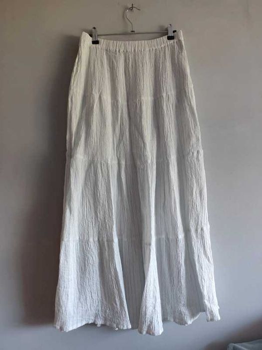 Piękna długa spódnica w paski maxi bonprix