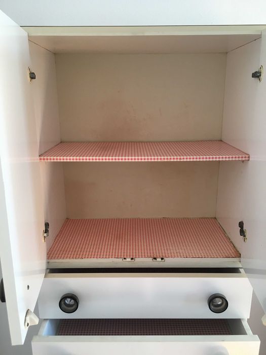 Móvel Alto de Casa de Banho – Branco – Bom Estado