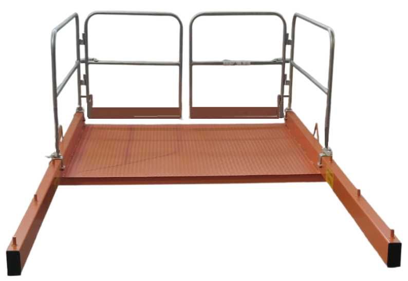 Plataforma para Varanda para 1500 kg c/ Varandins Rebativeis   JR19