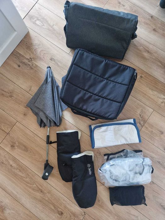 Wózek JEDO TAMEL + fotelik Britax Romer Baby-safe i-Size z bazą isofix