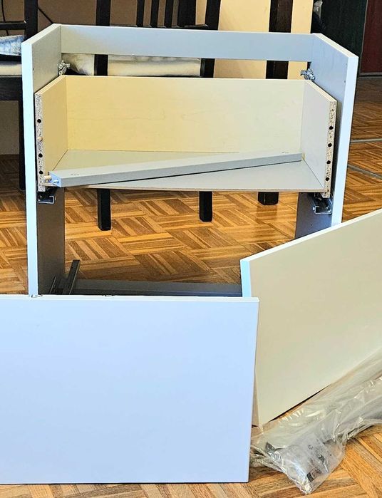 Szafka pod umywalkę GoodHome Imandra wisząca 60 cm biała