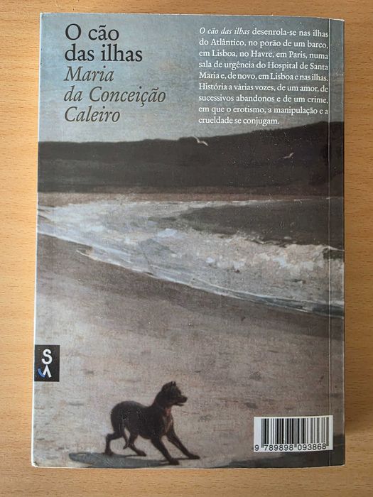 Livro "O Cão das Ilhas" de Maria da Conceição Caleiro
