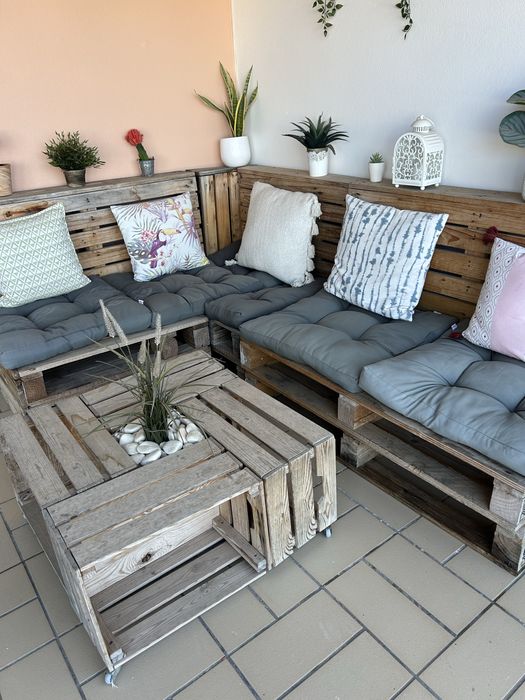 Conjunto de Jardim - Paletes