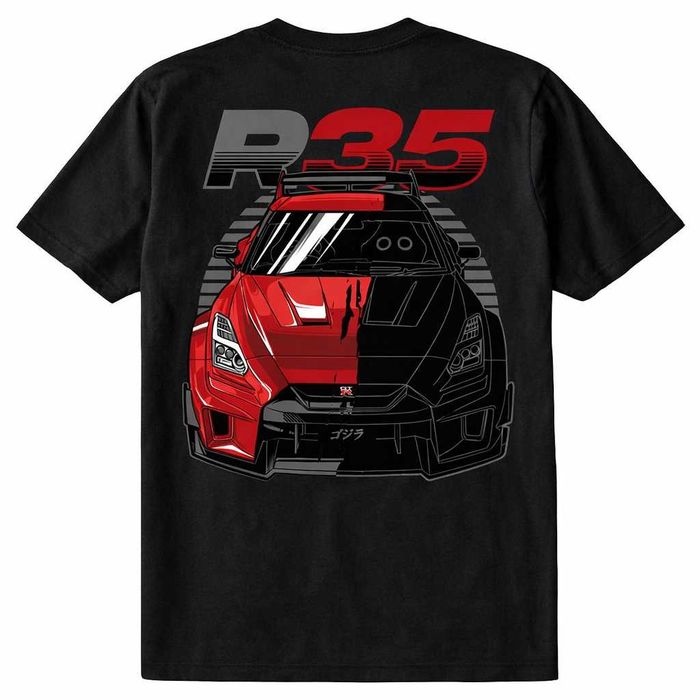 T-Shirt R35 Godzilla Street Edition – Design Exclusivo