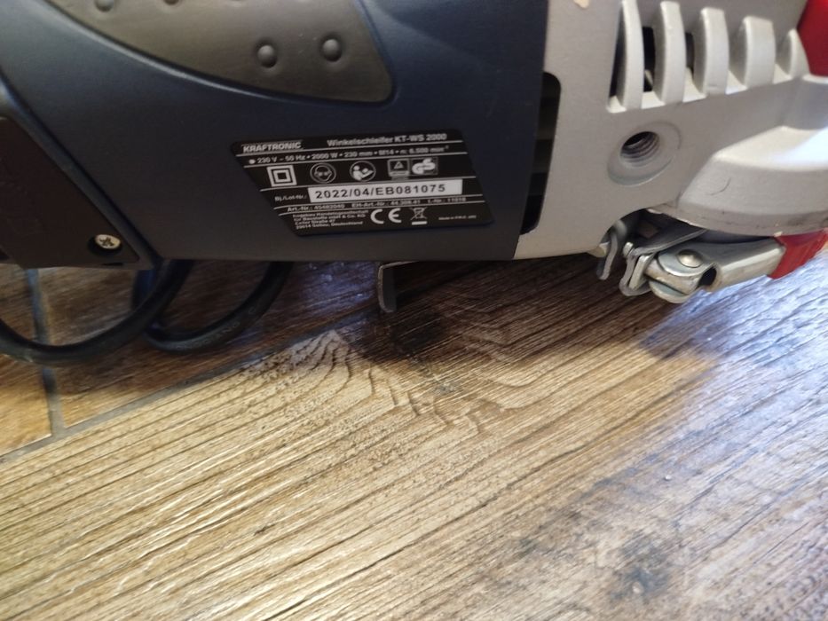 Szlifierka kątowa Einhell/ Kraftronic 230/2000 watt.