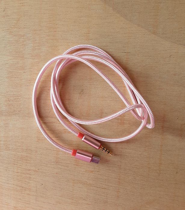 Cabo USB‑C para áudio 3,5 mm