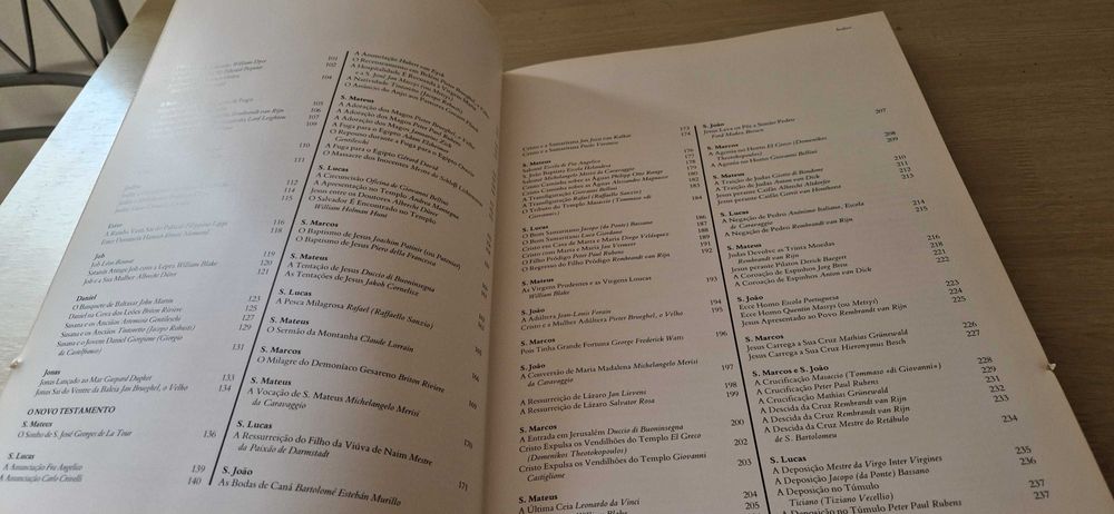 livro Tesouros artisticos da Biblia