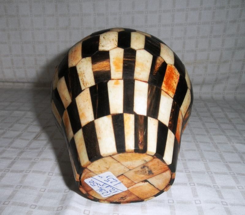 Vaso Antigo Metal Osso