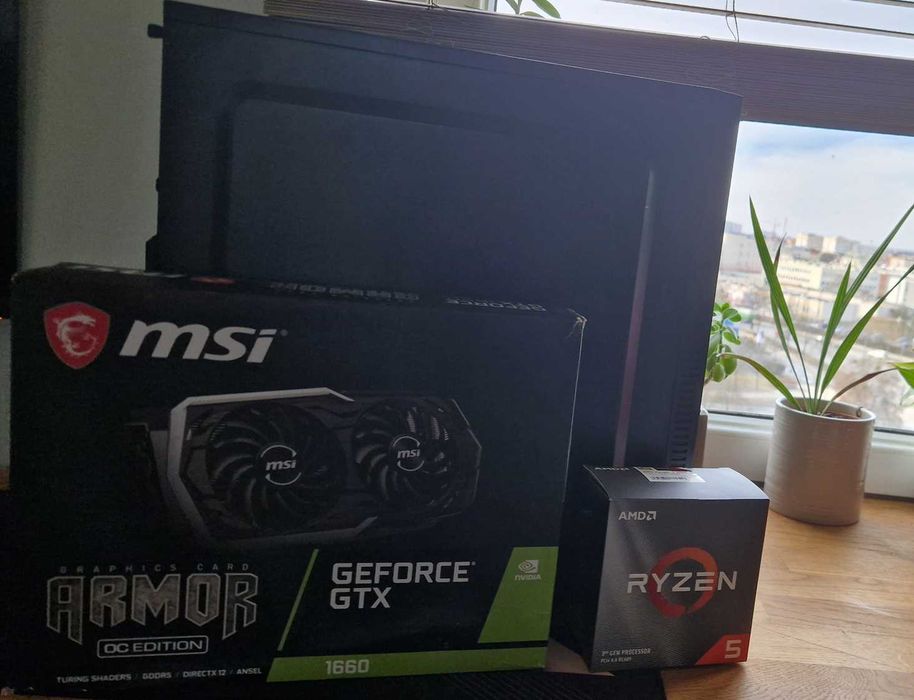 Komputer Gamingowy Ryzen 5 3500/ GTX 1660 OC 6GB / 16 GB RAM / WIN 11