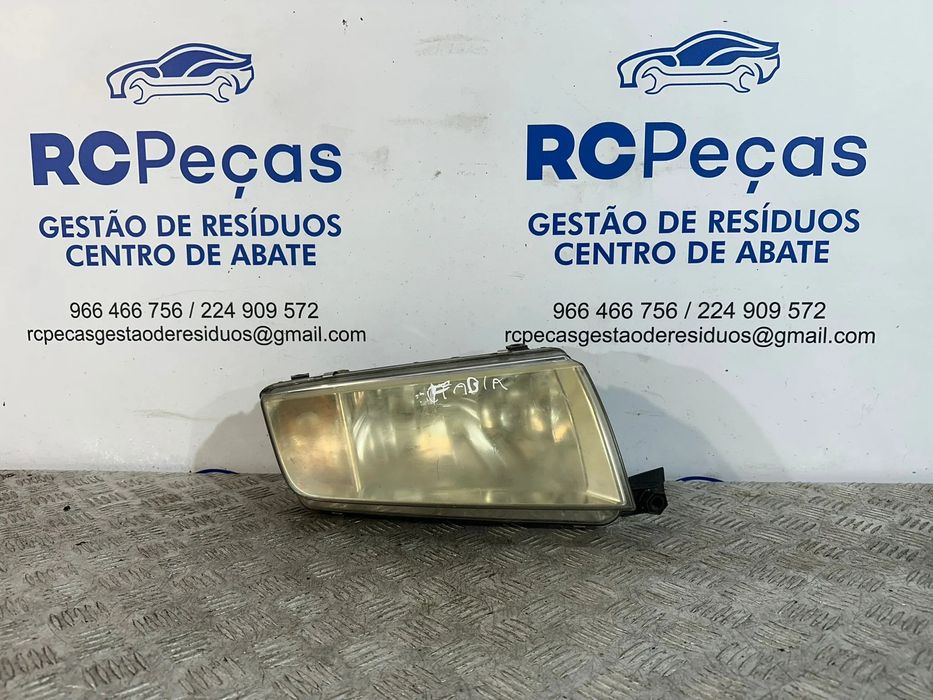 Oticas Farol Frente Frontal Esquerda Direita Original Skoda Fabia I 1