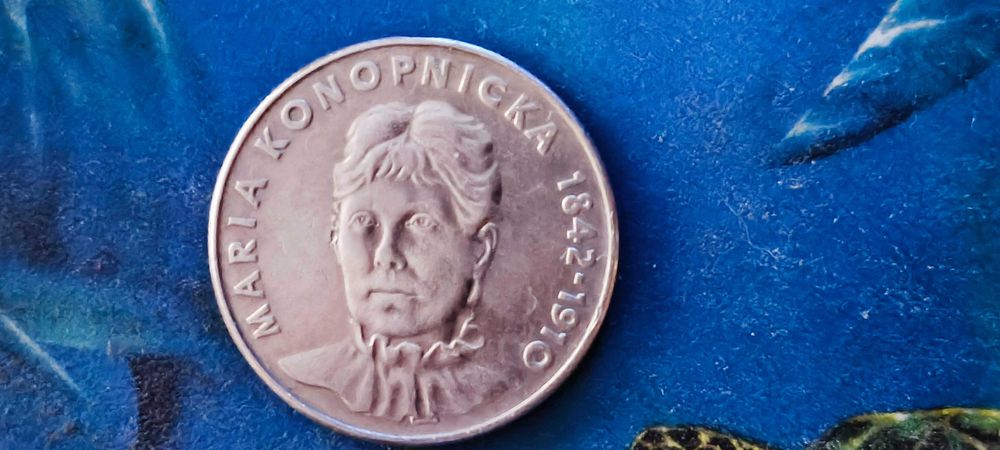 Monety PRL-20 zł złotych 1978 M. Konopnicka