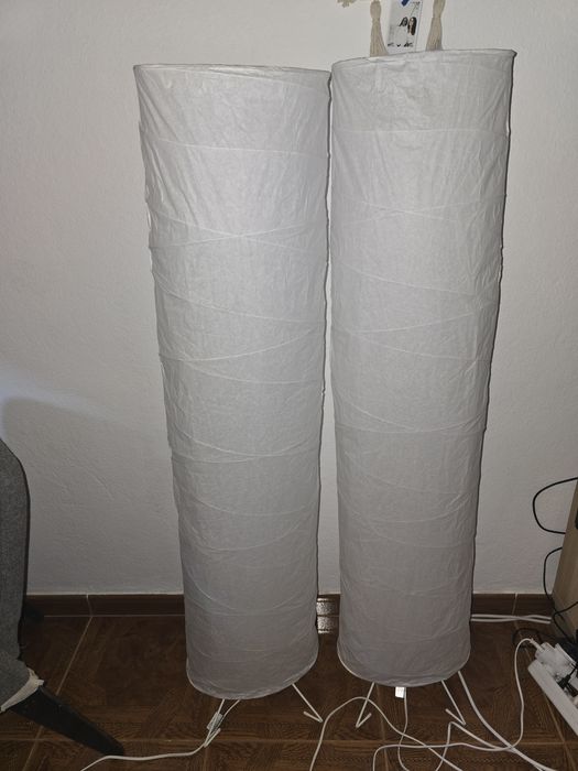 Conjunto de candeeiros altos