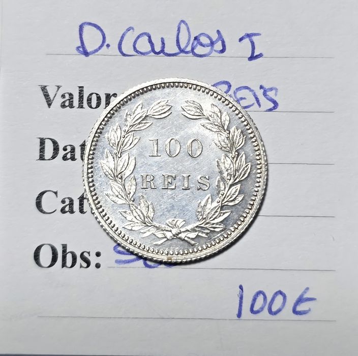100 reis 1898 D.carlos i soberba