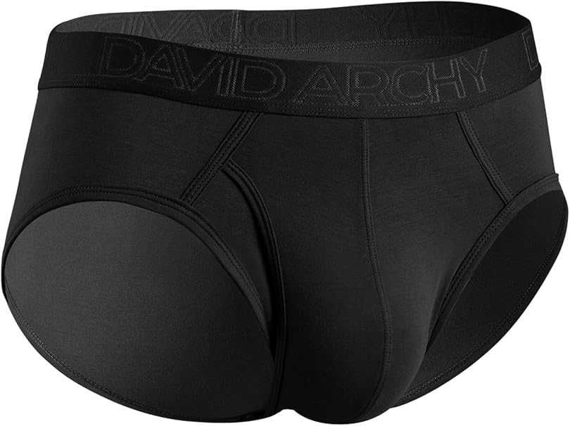 Męskie Majtki 4-Pak DAVID ARCHY Z Bambusa Miękkie Oddychające L