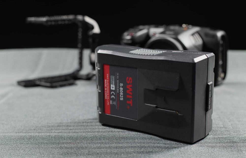 Camara video Blackmagic 6k com acessórios