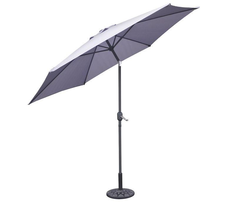 Parasol ogrodowy FLORIDA grafit 3 metry