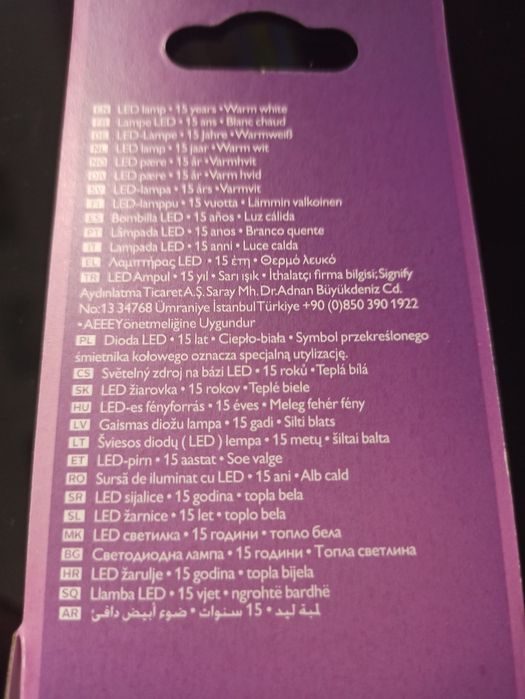 Żarówka LED Philips nowa G4 2700K