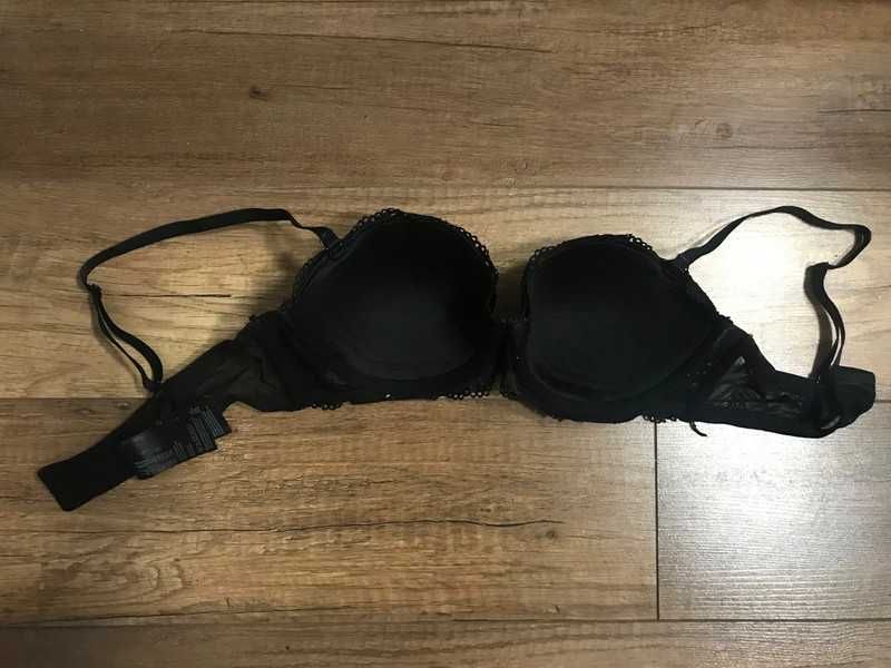 Stanik biustonosz 80B ładny koronkowy wzór HM H&M