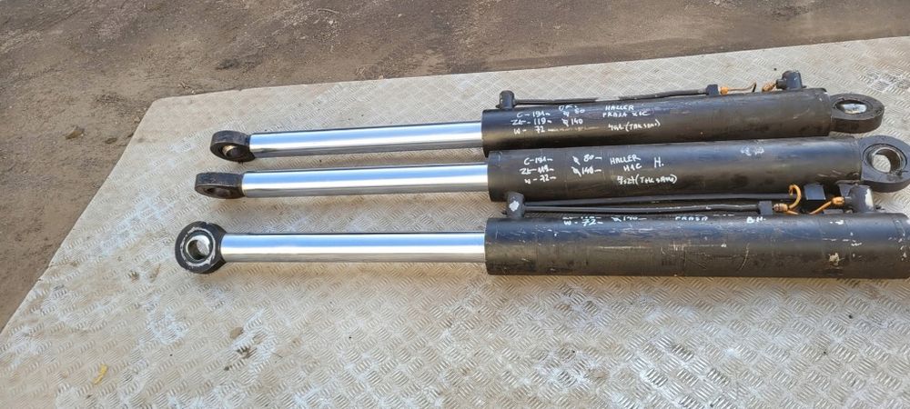 siłownik hydrauliczny śmieciarka HALLER  X1C prasa zgniot