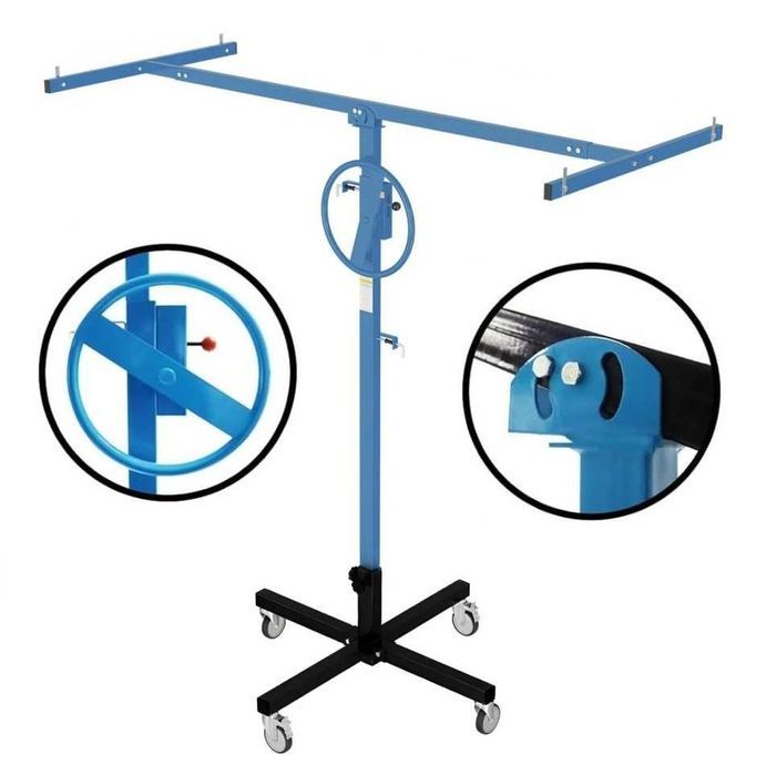 Podnośnik do płyt karton gips GK OSB 170–290 cm 40 kg pochylany