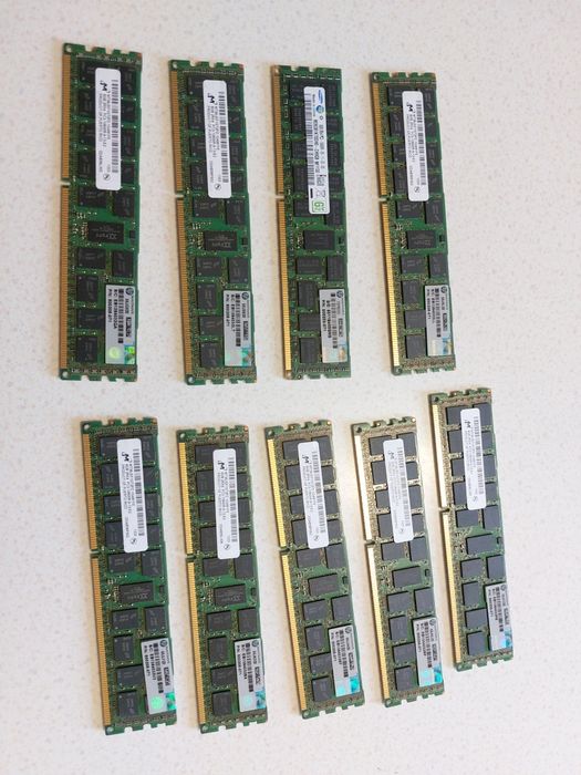Б/у серверная оперативная память ddr3 8gb 2rx4 pc3 10600