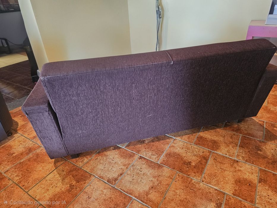 Sofá cama, pouco uso