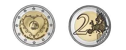 Portugal moedas de 2 euro comemorativas UNC