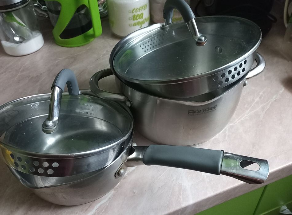 Набір з кастрюлі 3л та ковшика 1.5 л Ронделл,
