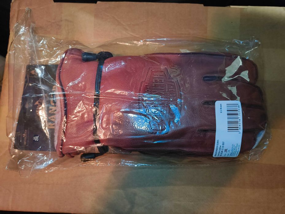 Luvas inverno, de couro, helikon tex