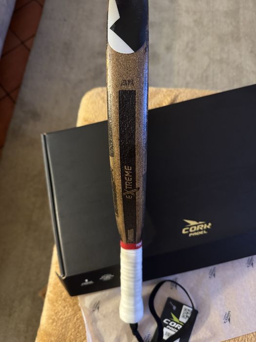 Raquete padel Cork Extreme Black