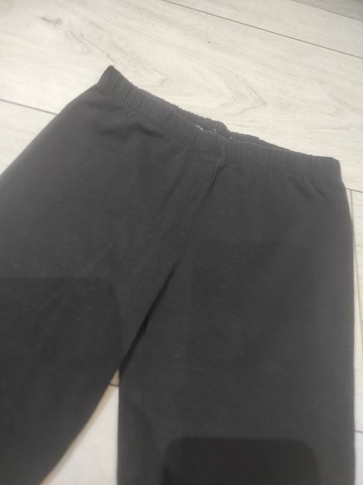 Czarne legginsy dziewczęce