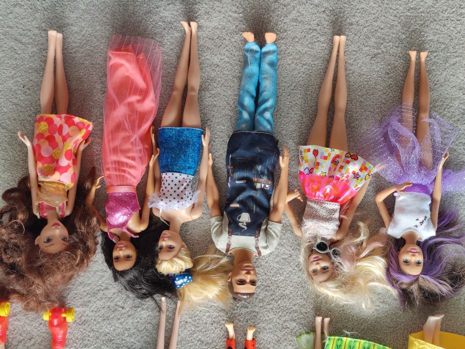 Lalki Barbie ELSA Anna Biedronka Ken