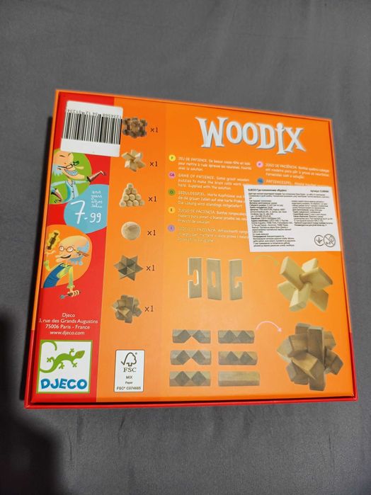 Настільна гра головоломка DJECO ''Woodix''