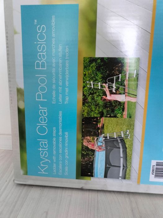 Drabinka basenowa Intex dwustronna 1,1m