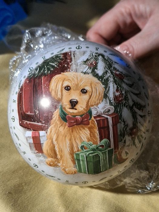 Алюминиевый новогодний шар