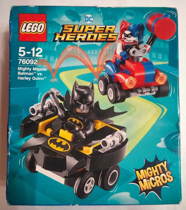 LEGO Super Heroes Mighty Micros: Batman vs. Harley Quinn (76092).