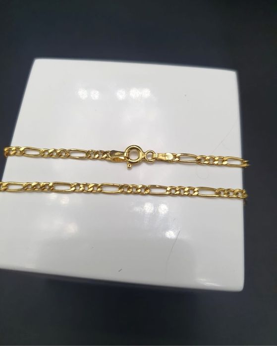 Złoty Łańcuszek splot Figaro