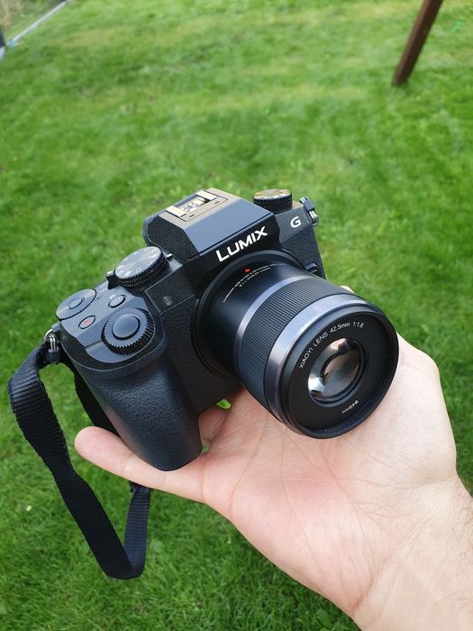 LUMIX G7 + dwa obiektywy !!! 14-42mm i 42.5mm 1.8