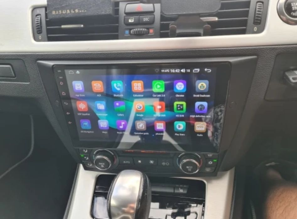 Rádio Android 14 com GPS BMW E90/E91/E92/E93 (Artigo novo)